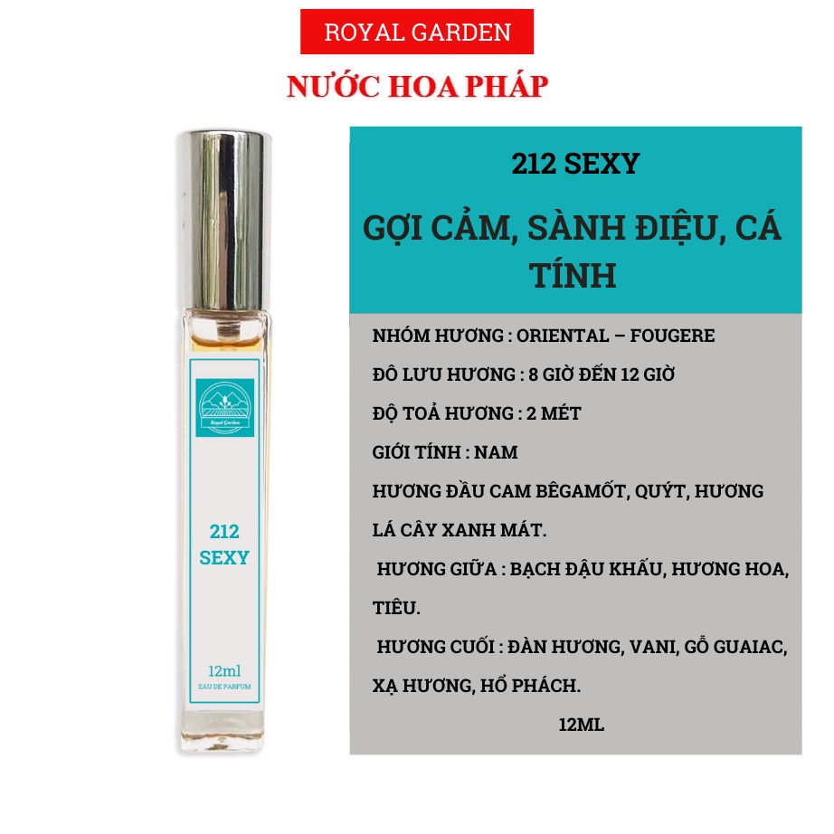 Nước hoa nam Royal thơm lâu đẳng cấp, nam tính, lịch lãm lưu hương cực lâu 8-12 tiếng