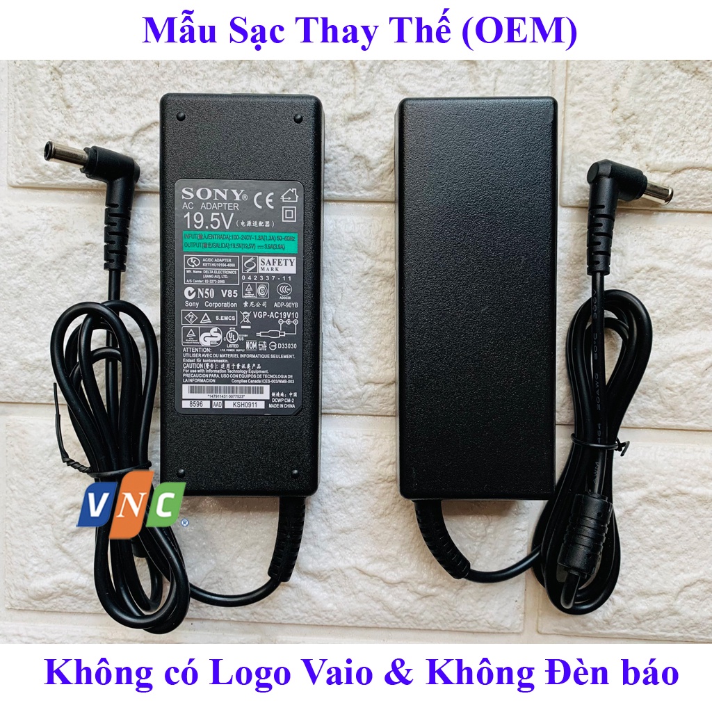 Sạc Laptop Sony 19.5V - 3.9A  Adapter Sony Vaio NEW 100%