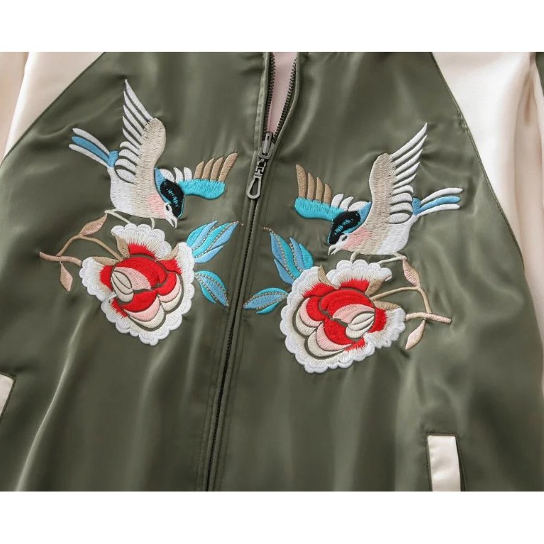ÁO KHOÁC BOMBER THÊU,ÁO BOMBER THÊU CỰC CHẤT