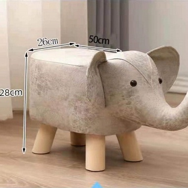 Ghế đôn hình thú Đa năng Động vật hoạt dễ thương dài nhỏ cho trường mẫu giáo tại nhà Boron069
