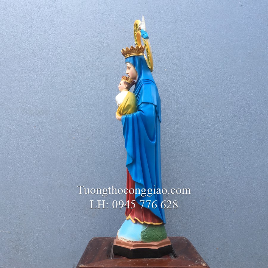 Tượng Đức Mẹ Hằng Cứu Giúp 60cm composiste