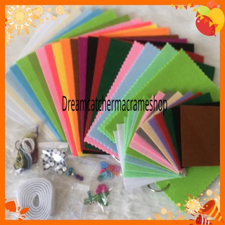 Bộ nguyên liệu làm sách vải kèm rập