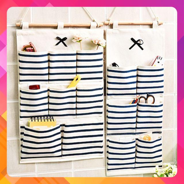 Túi vải treo tường đựng đồ tiện lợi 8 ngăn