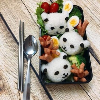 Khuôn cơm, làm bánh, đậu hũ non các hình ngộ nghĩnh cho bé yêu