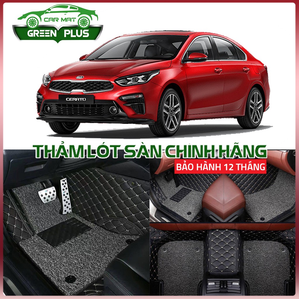 Thảm lót sàn ô tô 6D Kia Cerato 2014-2021 chống nước, không mùi, phủ kín 90% sàn xe