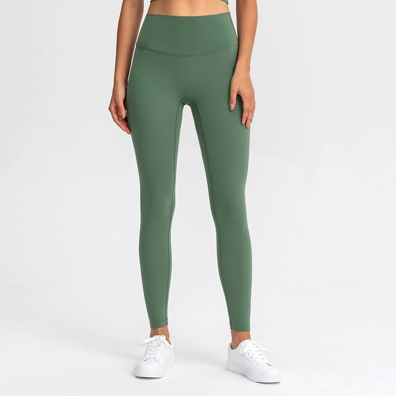 Quần legging thể thao HOPPE FUMENG lưng cao nhiều màu sắc tùy chọn thời trang trẻ trung