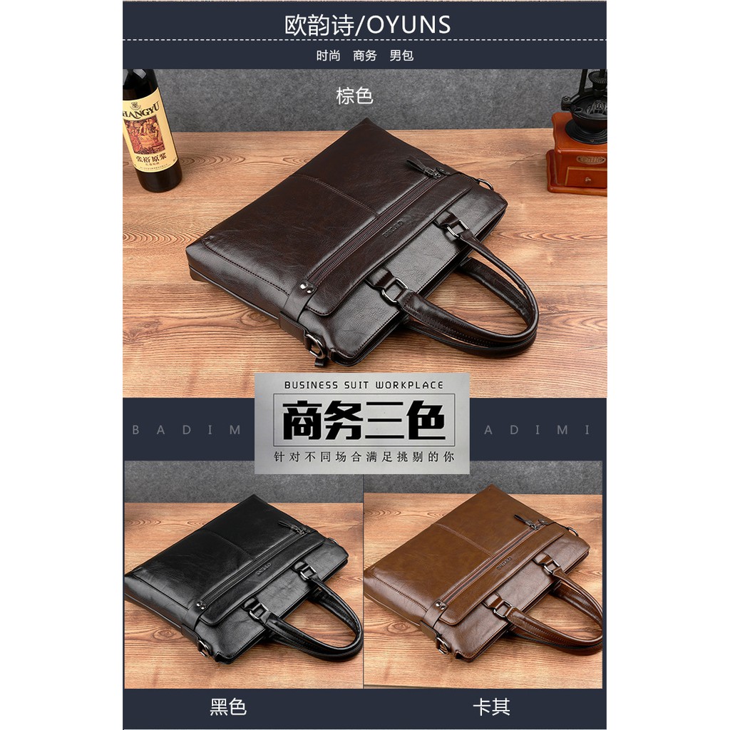 Túi xách da công sở cao cấp OYUNS T01  - ĐIỆN MÁY PICO