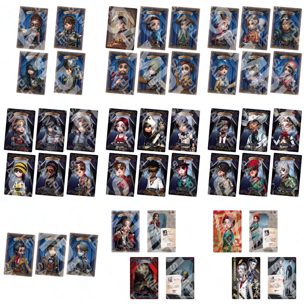 Ảnh card bo góc in hình nhân vật game IDENTITY V M1 thẻ bo viền 5*8cm anime chibi sưu tầm