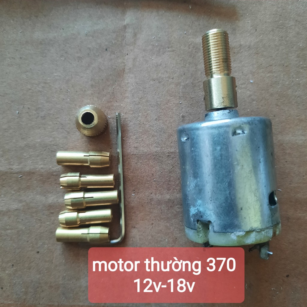 bộ khoan 5đầu +1 motor rs280/365/385/390... 9-12v