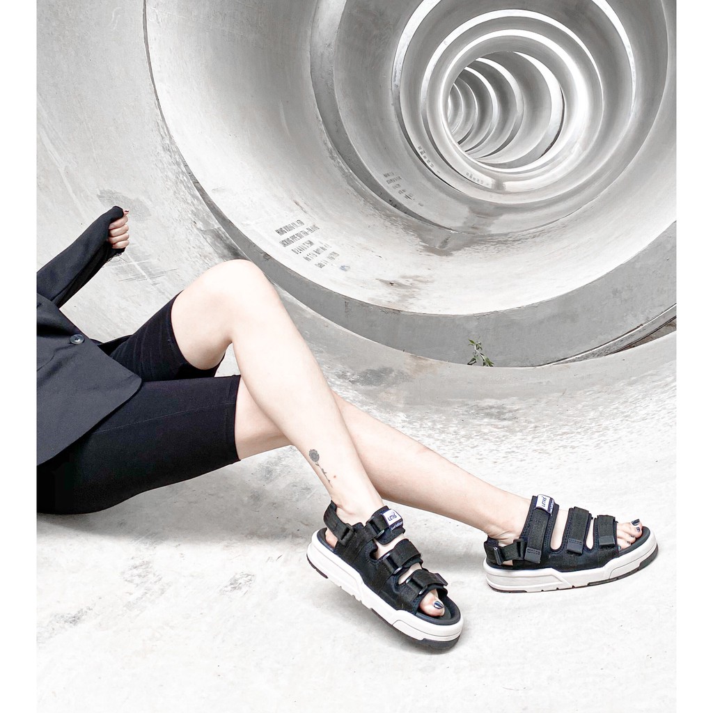 Sandal Nữ, Nam Letas D1001 - Đen