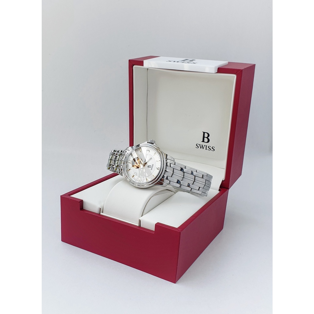 Đồng hồ nam chính hãng B Swiss by Bucherer Automatic - Máy cơ tự động - Kính Sapphire