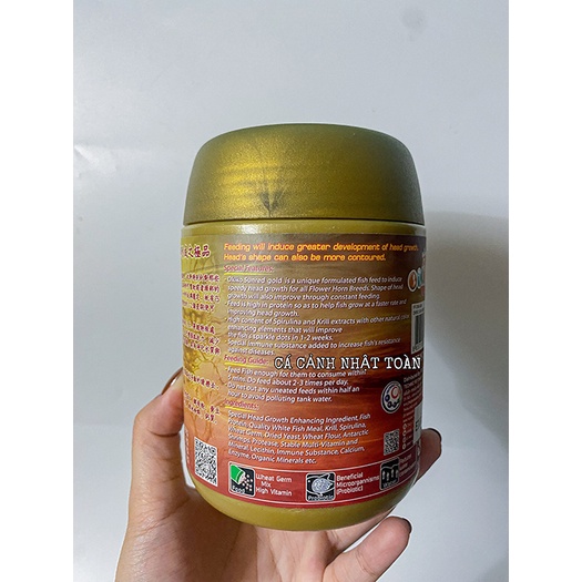 THỨC ĂN CAO CẤP SUN RED GOLD CHO CÁ LA HÁN 120G