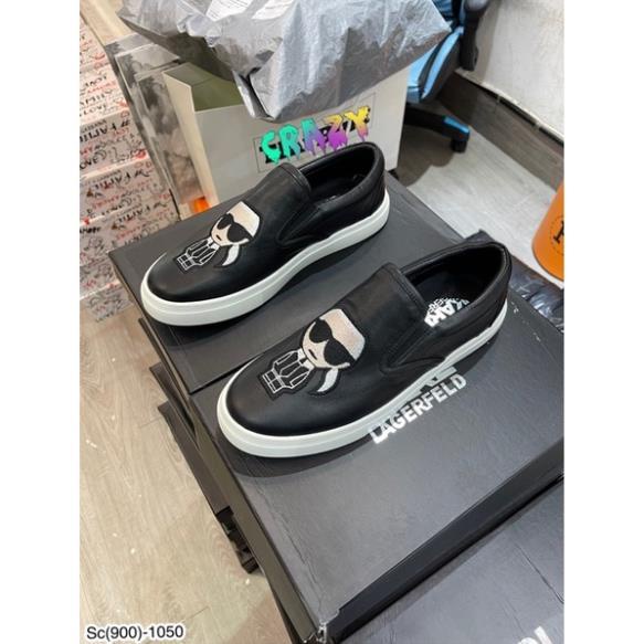 Giày Slipon Nam Thêu Hình Cực Chất - Giày Slipon DG Nam Hàng SC Full Box -Dũng Buotique