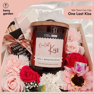 Nến Thơm Cao Cấp One Last Kiss (Kèm Video) Heny Garden – Tone Hoa Thanh - Tặng Tinh Dầu Mẫu Thử