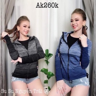 Áo khoát len thun cao cấp hàng QC , mẩu mới