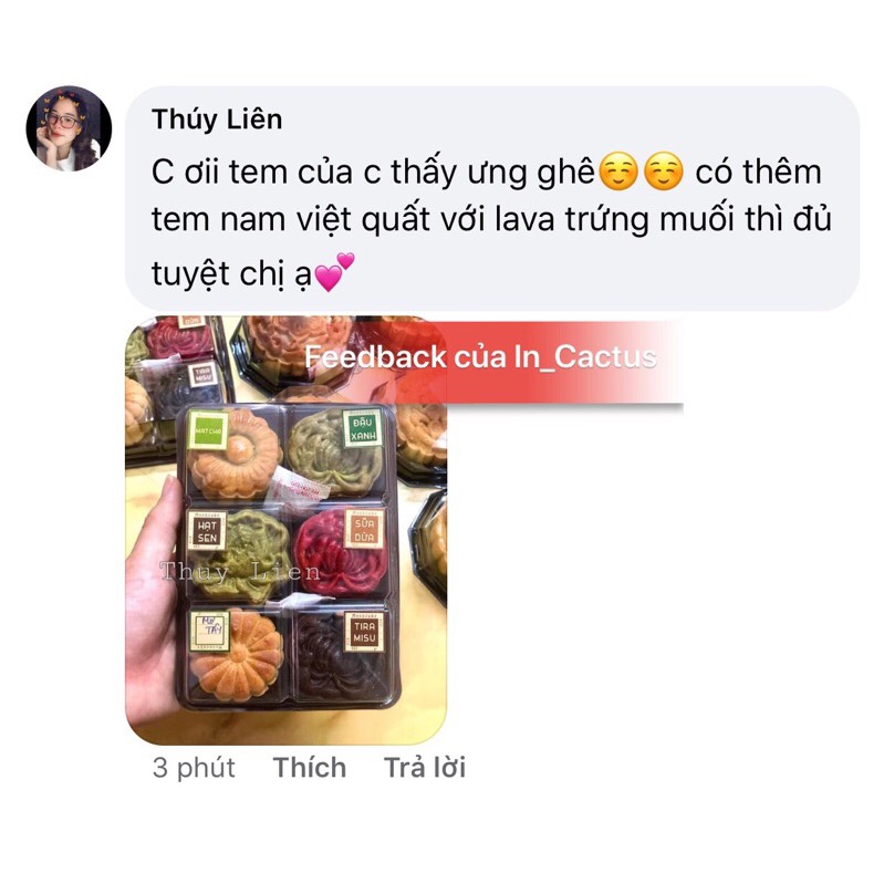 100 tem trung thu chất liệu kraft