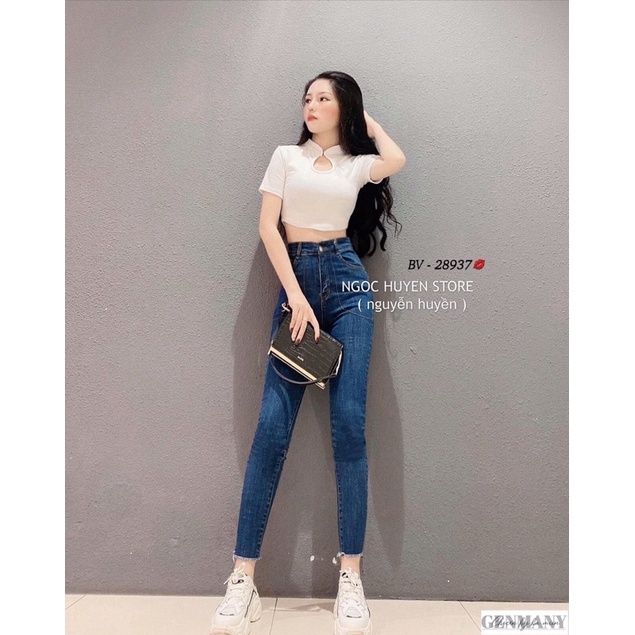 Quần bò cạp cao MS28937