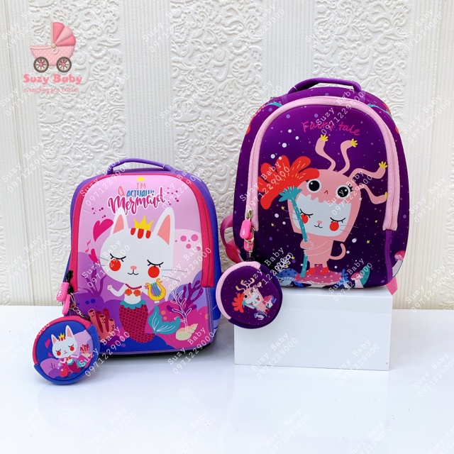 BALO UEK Cartoon 2019 Siêu Nhẹ Cho Bé - Hàng Chính Hãng