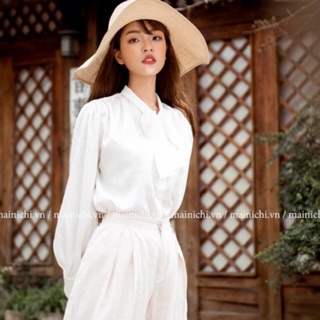 Áo lụa hàn hai màu