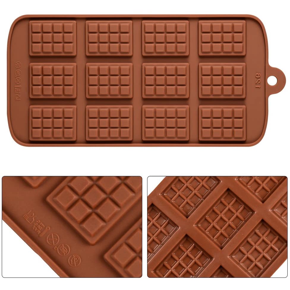 Khuôn Silicone Làm Sô Cô La Thủ Công Tiện Dụng