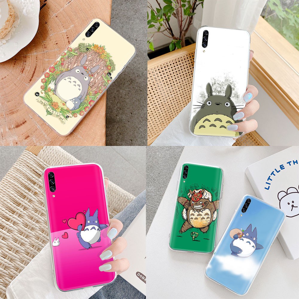 Ốp Điện Thoại Dẻo Trong Suốt Họa Tiết Hoạt Hình Totoro Dễ Thương Cho Motorola Moto E6 E5 E4 Play E7 Plus E6S 2020 Vm11