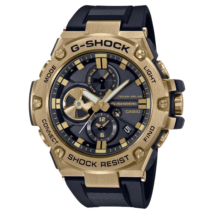 Đồng Hồ Casio Nam Dây Nhựa GSHOCK GST-B100GB-1A9DR Chính Hãng