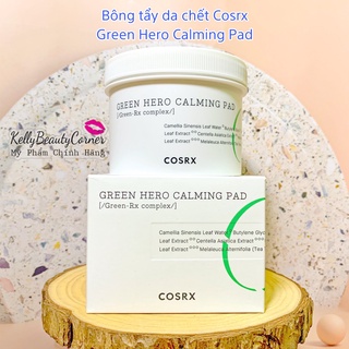 Bông tẩy da chết làm dịu da COSRX One Step Green Hero Calming Pad Moisture Up Pad