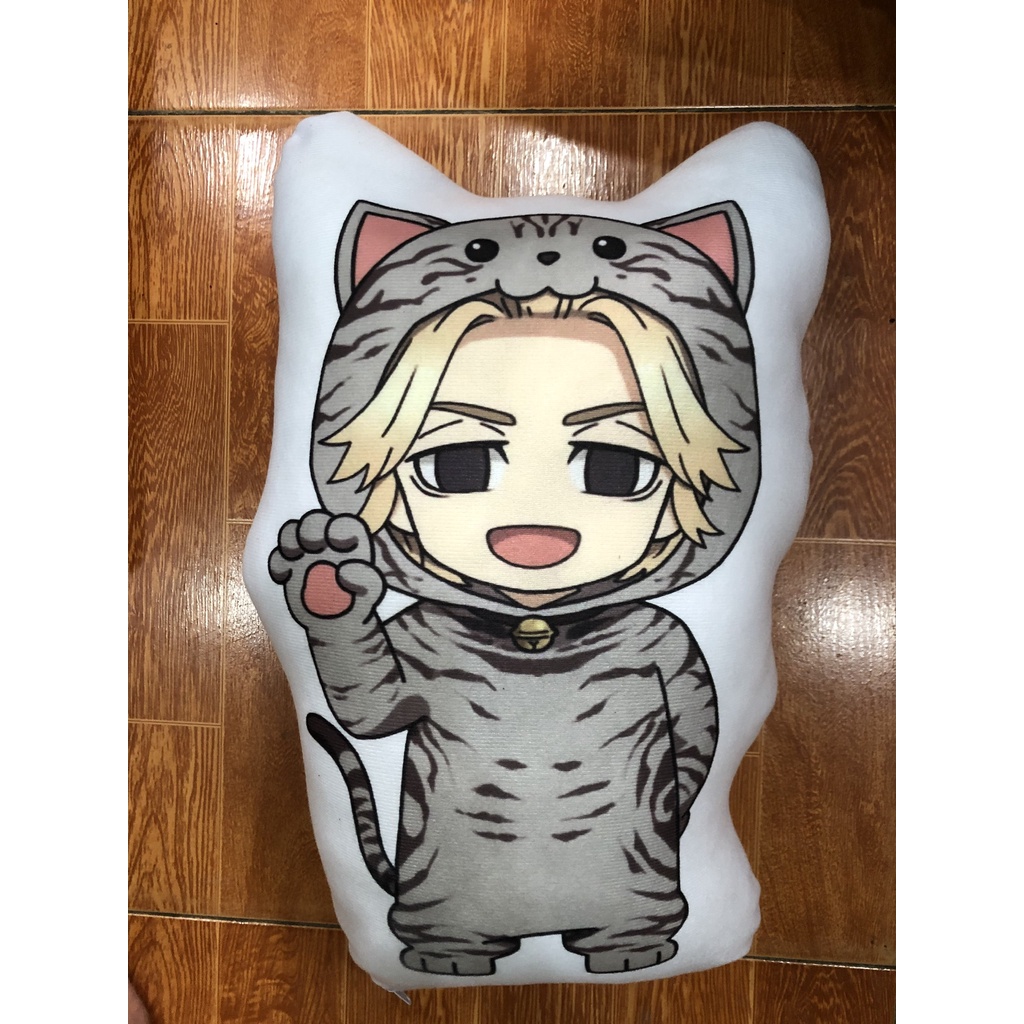 Gối ôm gối ngủ 2 mặt chibi mikey chifuyu matsuno Ryuguji Ken Kazutora Hanemiya TokyoRevengerss Kịch Trường Của Takemichi
