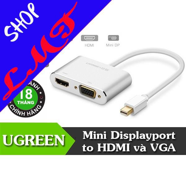 Cáp chuyển đổi Mini Displayport sang HDMI và VGA Ugreen 20421