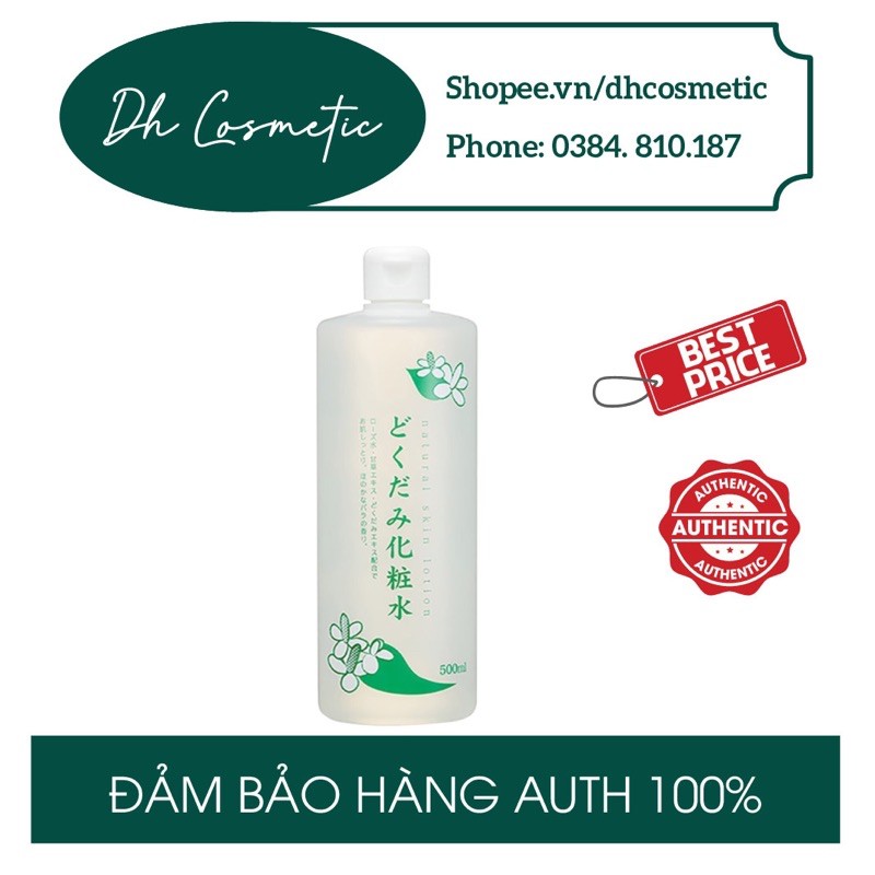 ( HÀNG AUTH CÓ SẴN) Lotion Diếp Cá Dokudami 500ml