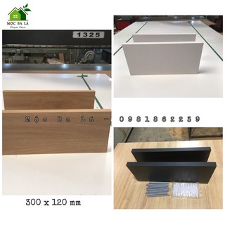Kệ Gỗ - Thanh Ngang - Gắn Tường - Kt 300x120mm - Đầy đủ Phụ Kiện Lắp Ráp