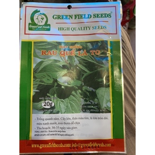 Hạt húng quế lá to gói 20gr