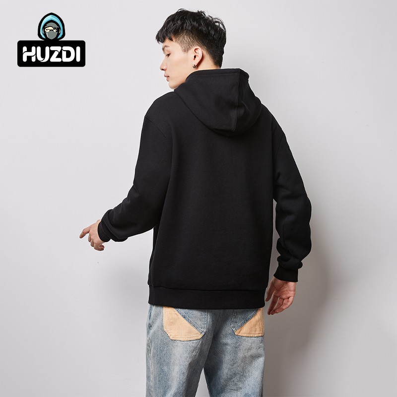 Áo Hoodie Nam Nữ Unisex HUZDI - Phong Cách Hàn Quốc Cá Tính, Chất Nỉ Cào Bông Dày Ấm - Mã HOD003 | BigBuy360 - bigbuy360.vn