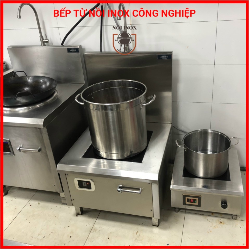 Bếp từ công công nghiệp 5KW . Bảo hành 12 tháng - Tặng nồi inox 20L- BẾP TỪ NỒI INOX CÔNG NGHIỆP