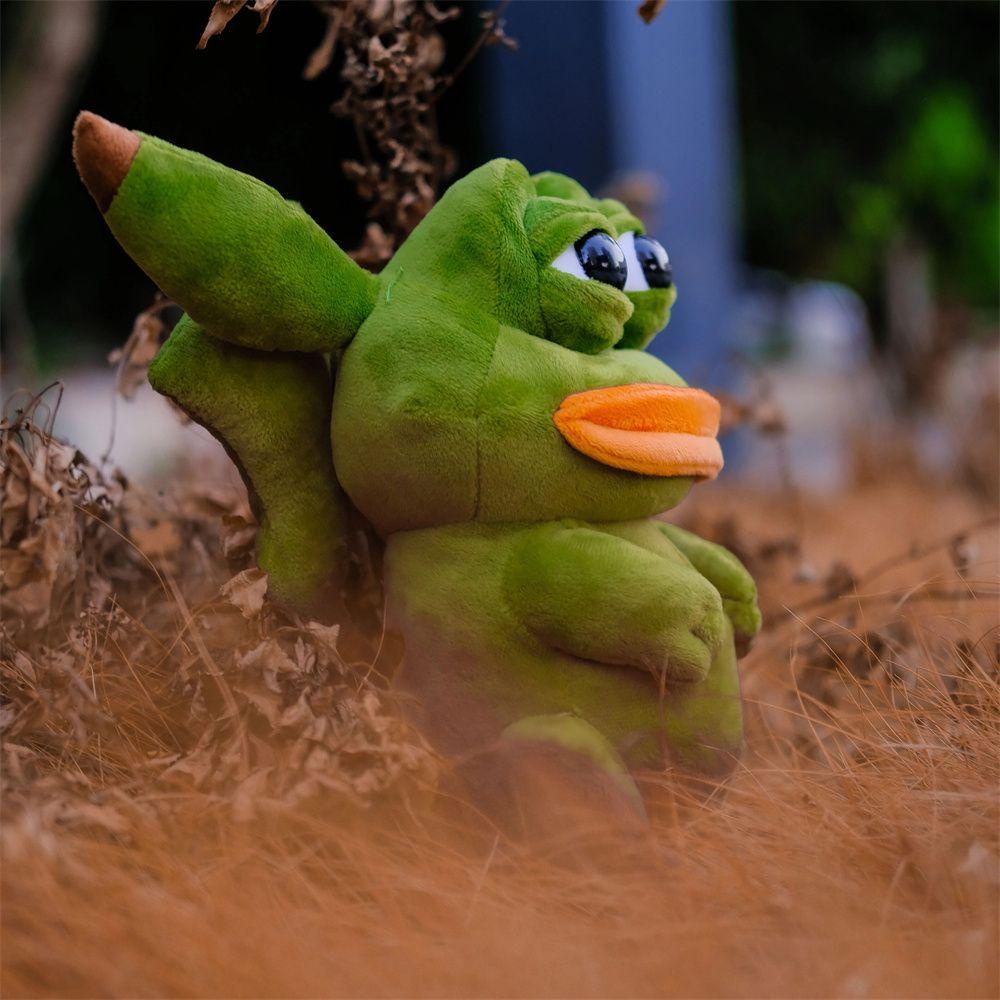 Thú Nhồi Bông Hình Ếch Pepe Trong Pokemon Mềm Mại Đáng Yêu