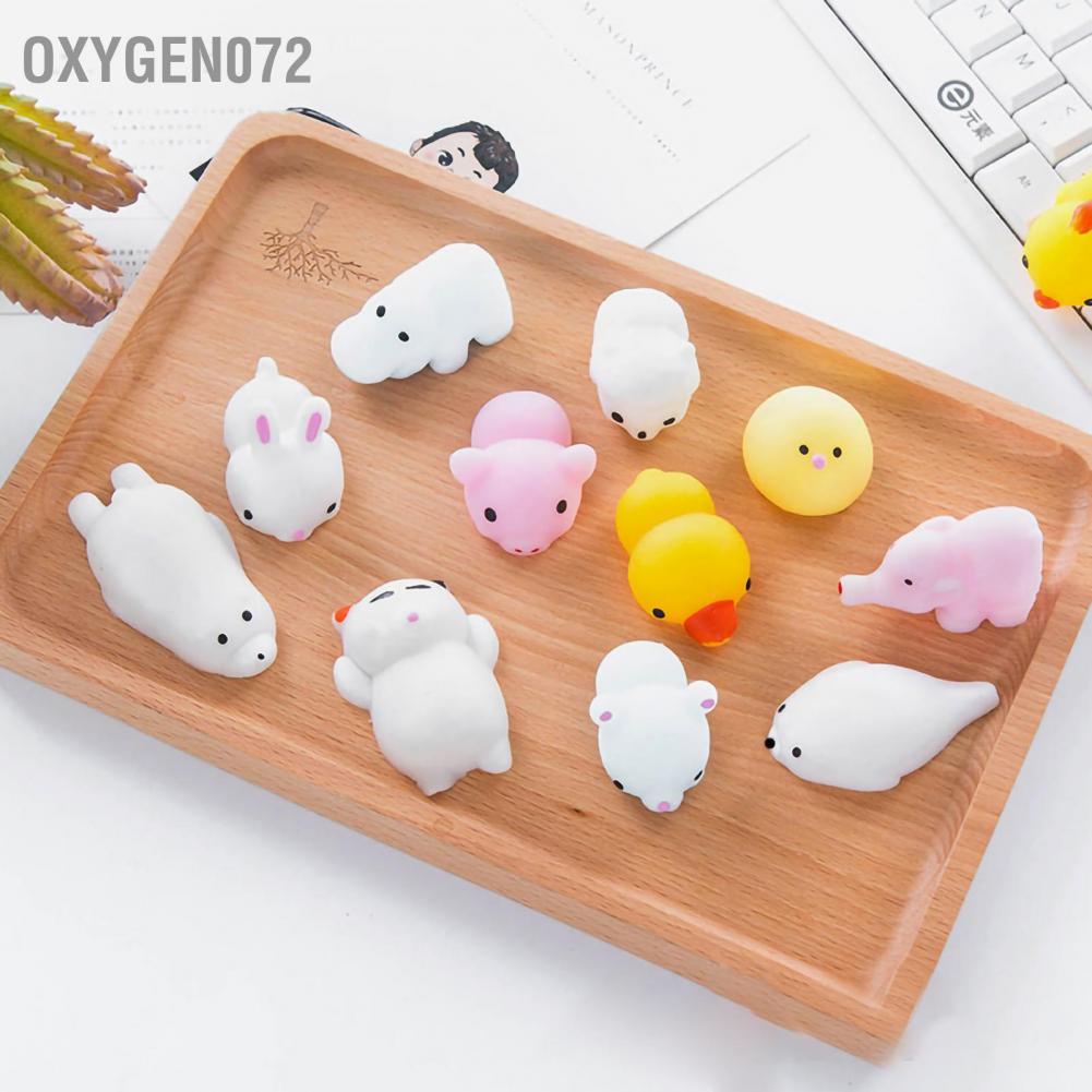 Oxygen072 Lovely Animal Squeeze Toy Soft Squishies Stress Relief Toys Mochi Squishy