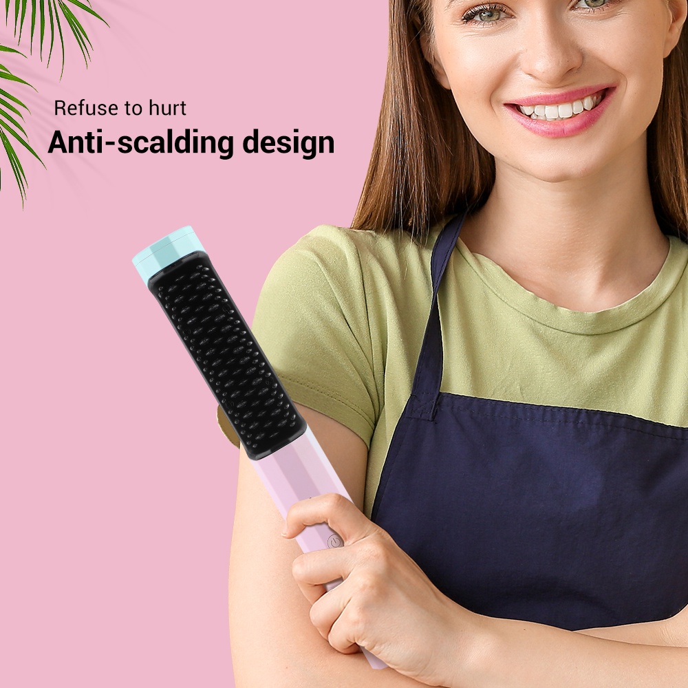 Lược Điện Chải Tóc/Uốn Xoăn/Du Lịch Không Dây Đa Năng Có Thể Sạc Lại