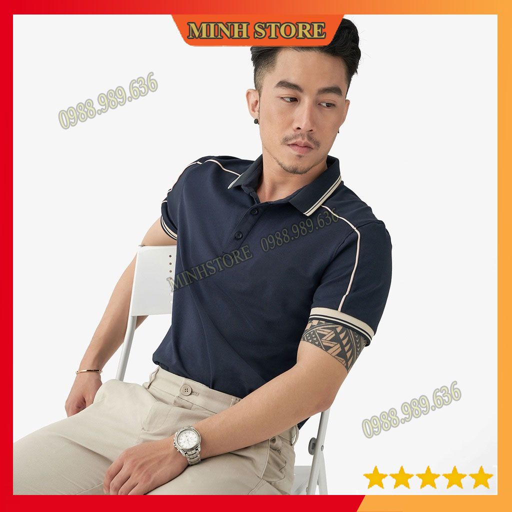 Áo polo nam cổ bẻ cộc tay vải cá sấu cotton phong cách trẻ trung, áo polo chuẩn form cao cấp co dãn 4 chiều AT03 - MS66