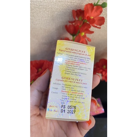 ĐẲNG CẤP SÂM Ginseng Plus Feng Shi Wan MALAYSIA CHÍNH HÃNG