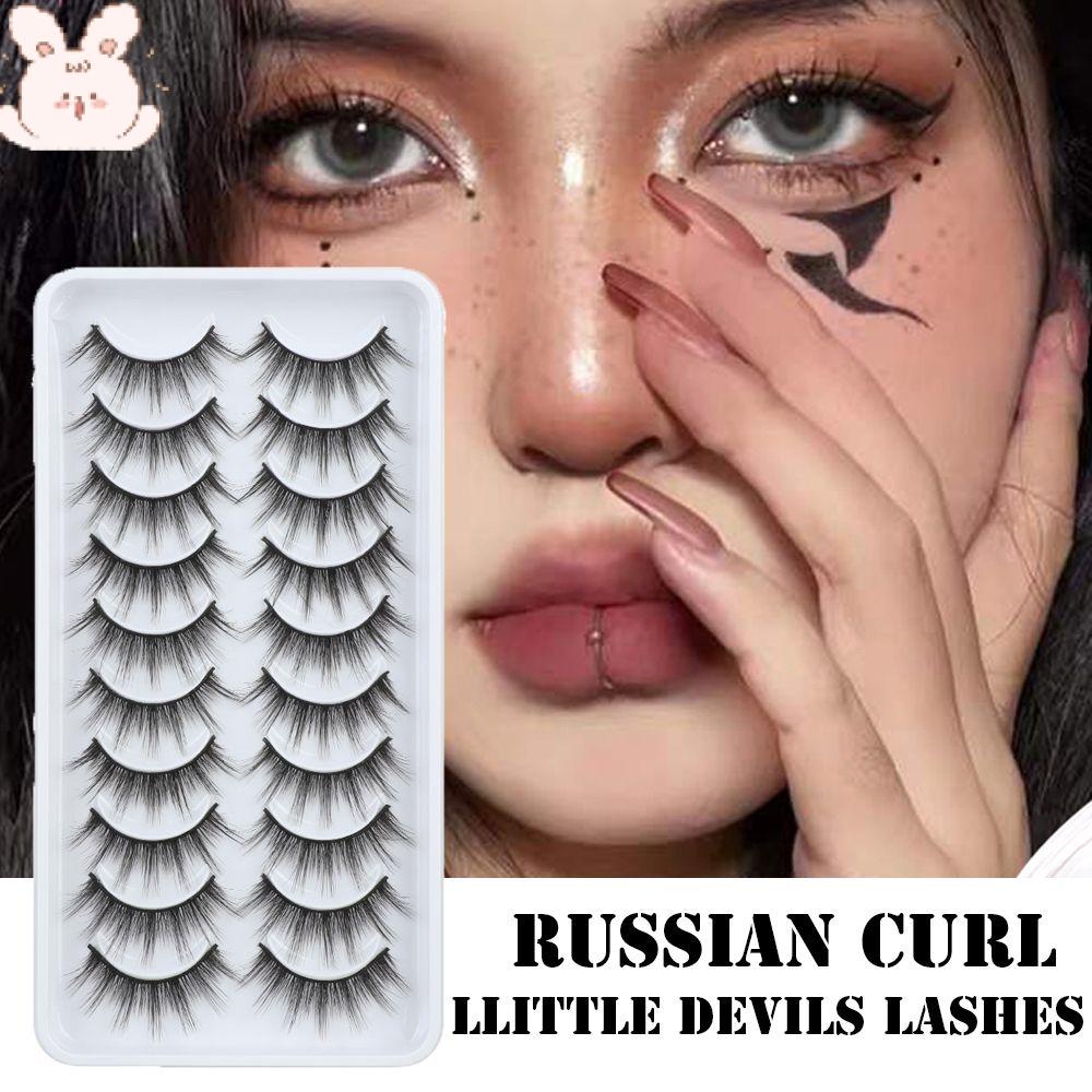 Bộ 10 Cặp Lông Mi Giả Bồng Bềnh Tự Nhiên