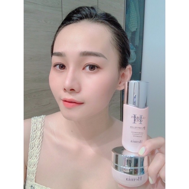Serum Luxury Hemia Hàn Quốc - Cấp ẩm, dưỡng trắng căng bóng, se khít lỗ chân lông, làm đều màu da, chống lão hóa da