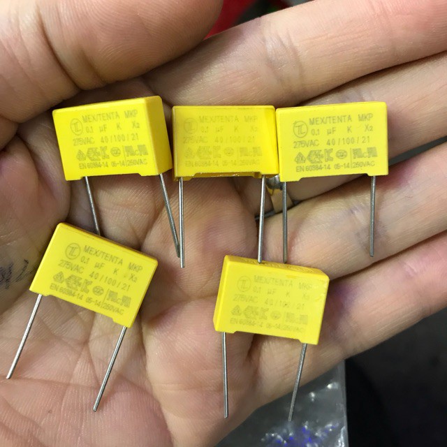 5 con tụ điện 0,1mf 275v