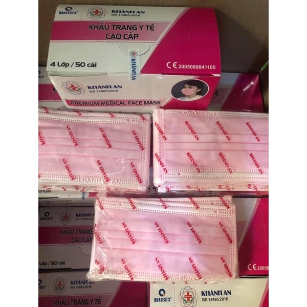 Khẩu trang y tế 4 lớp Khánh An (Hộp 50 cái) | BigBuy360 - bigbuy360.vn