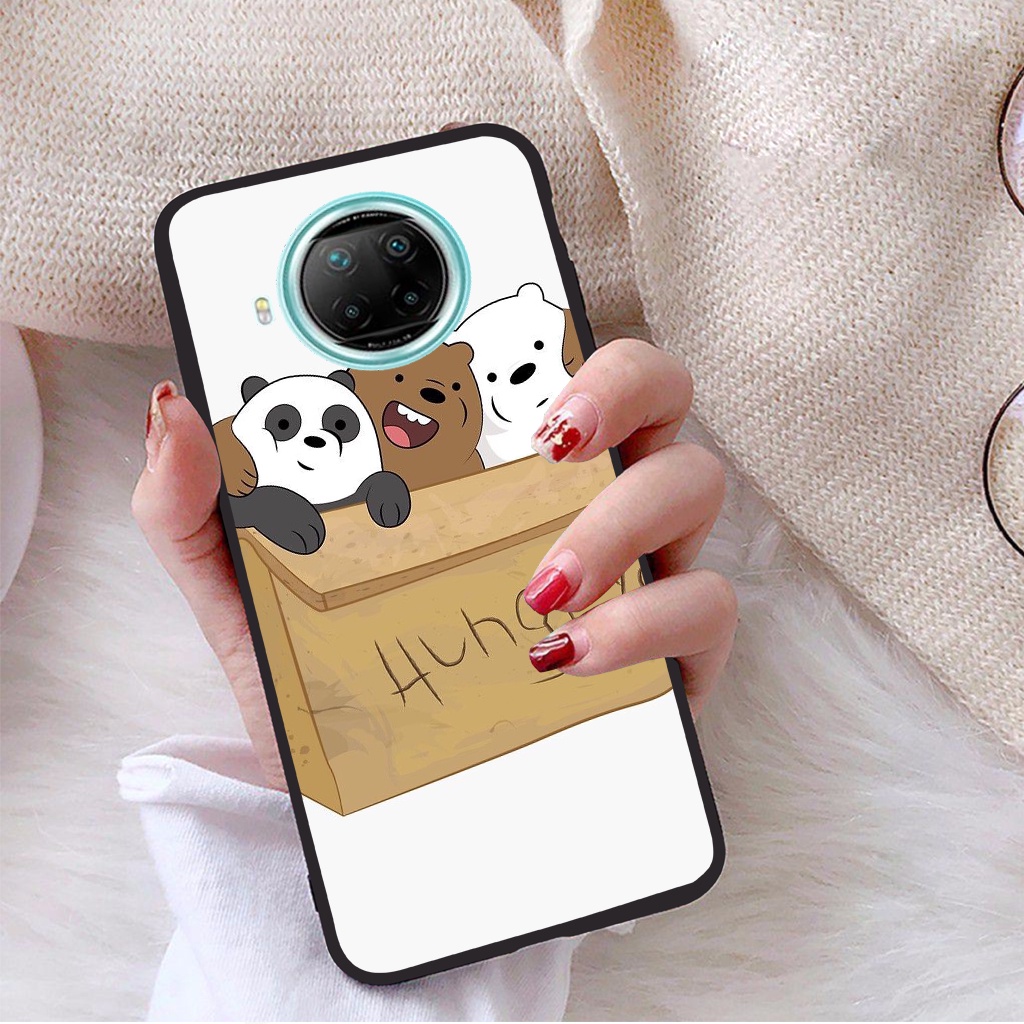 Ốp lưng Xiaomi Redmi Note 9 Pro 5G viền dẻo TPU BST Gia Đình Nhà Gấu