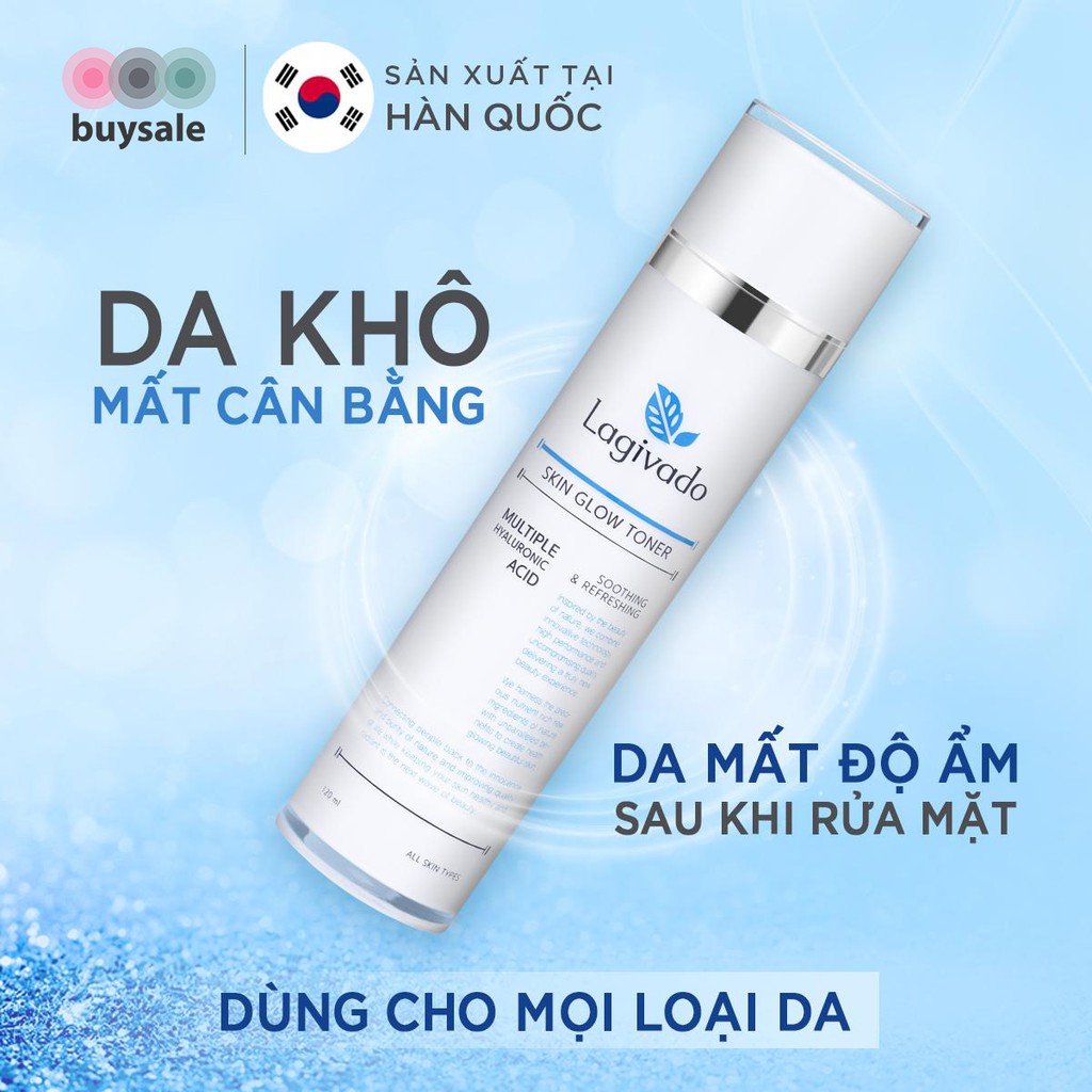 Nước Hoa Hồng dưỡng trắng da giúp cân bằng, se khít lỗ chân lông Skin Glow Toner 120 ml - Buysales