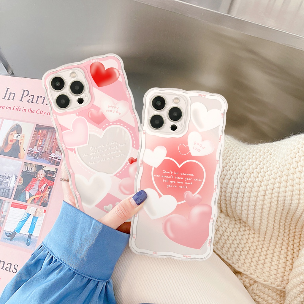 Ốp lưng iphone trong lượn sóng pink heart 6/6plus/6s/6splus/7/7plus/8/8plus/x/xs/11/12/13/14/pro/max/promax/plus