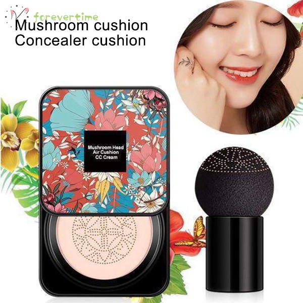 #Trang điểm# Air Cushion BB Cream Waterproof Moisturizing Brighten Skin Tone Concealer Foundation Cream