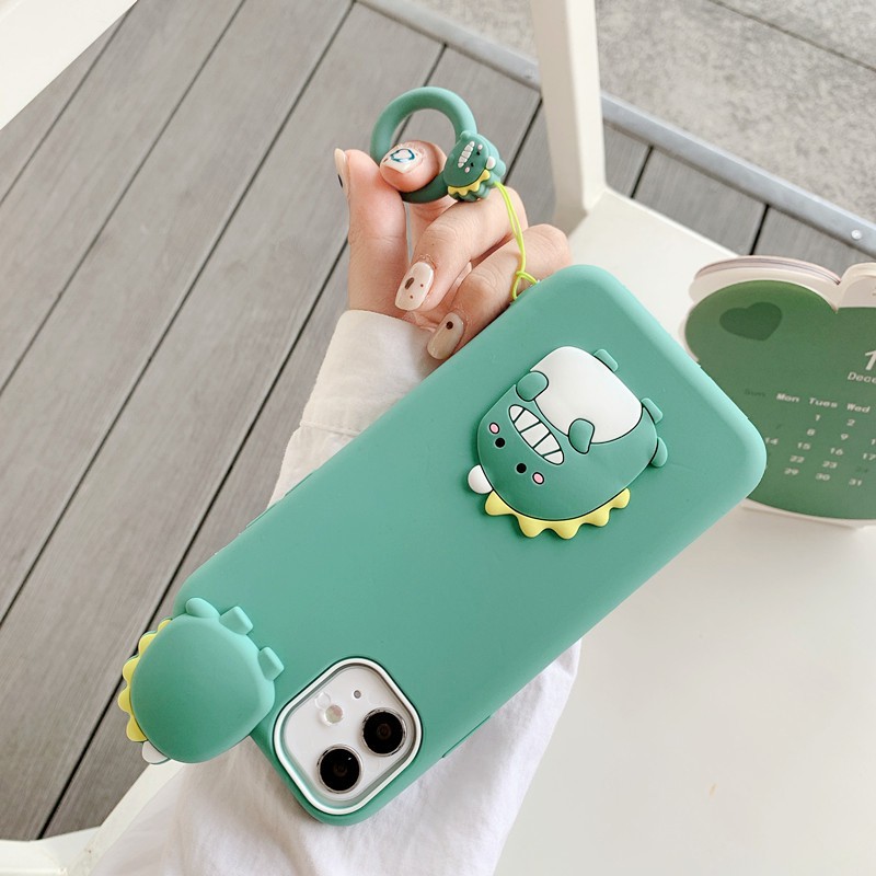 vỏ điện thoại iPhone 11 Pro Max / iPhone12 / iPhone X / iPhone 7 Plus / iPhone 8 / iPhone 6 New Dinosaur Phone Case Silicone Soft Case