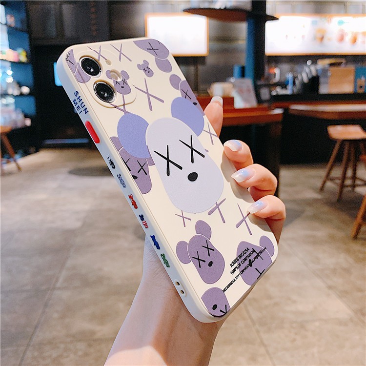 Ốp Lưng Iphone Ốp Iphone classic kaws Cạnh thẳng Case iphone13 / 6/6plus/6s/7/7plus/8/8plus/x/xr/xs/11/12/pro/max