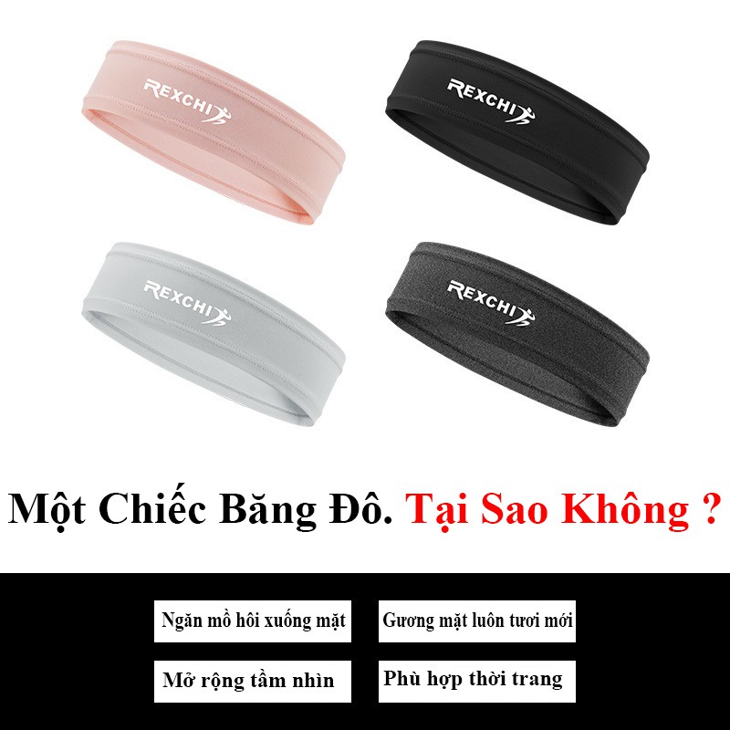 Băng đô trán thể thao nam và nữ cao cấp đàn hồi cao, Phụ kiện thể thao, yoga, aerobic, gym, chạy Bộ... siêu co dãn